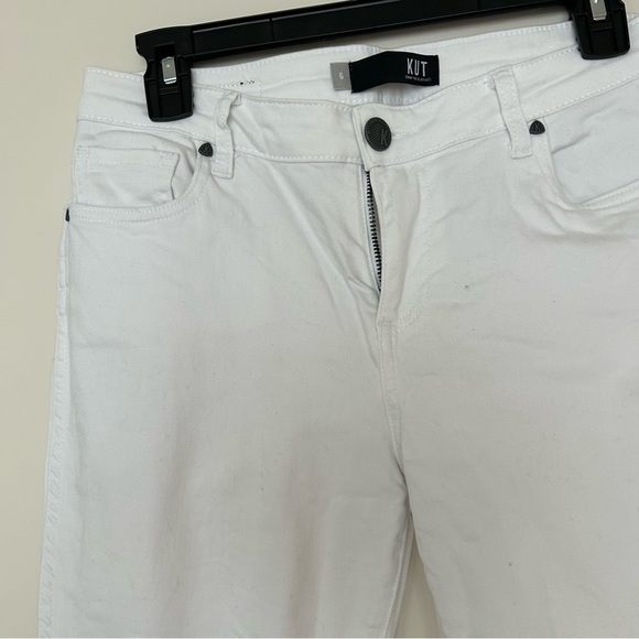 KUT from the Kloth Donna Ankle Skinny Jeans White - Picture 5 of 9